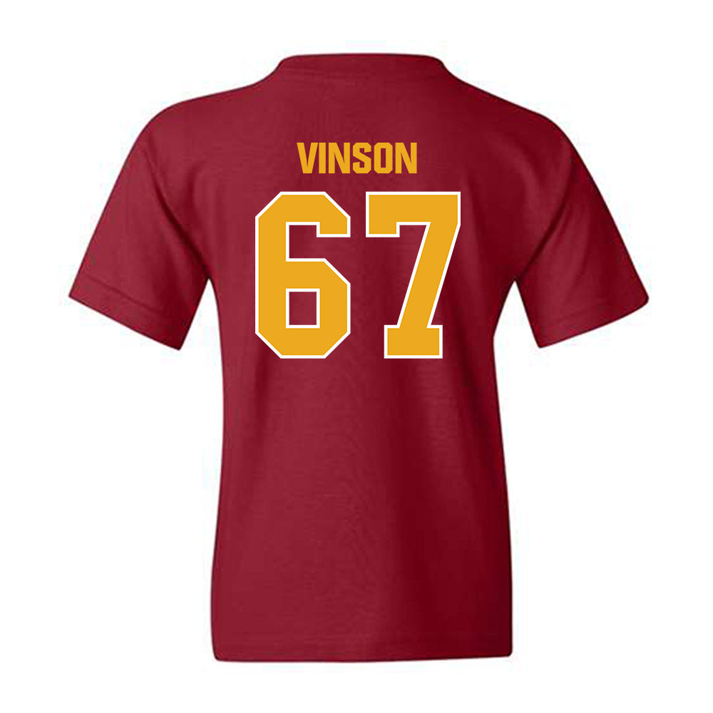 ULM - NCAA Football : Aj Vinson - Classic Shersey Youth T-Shirt-1