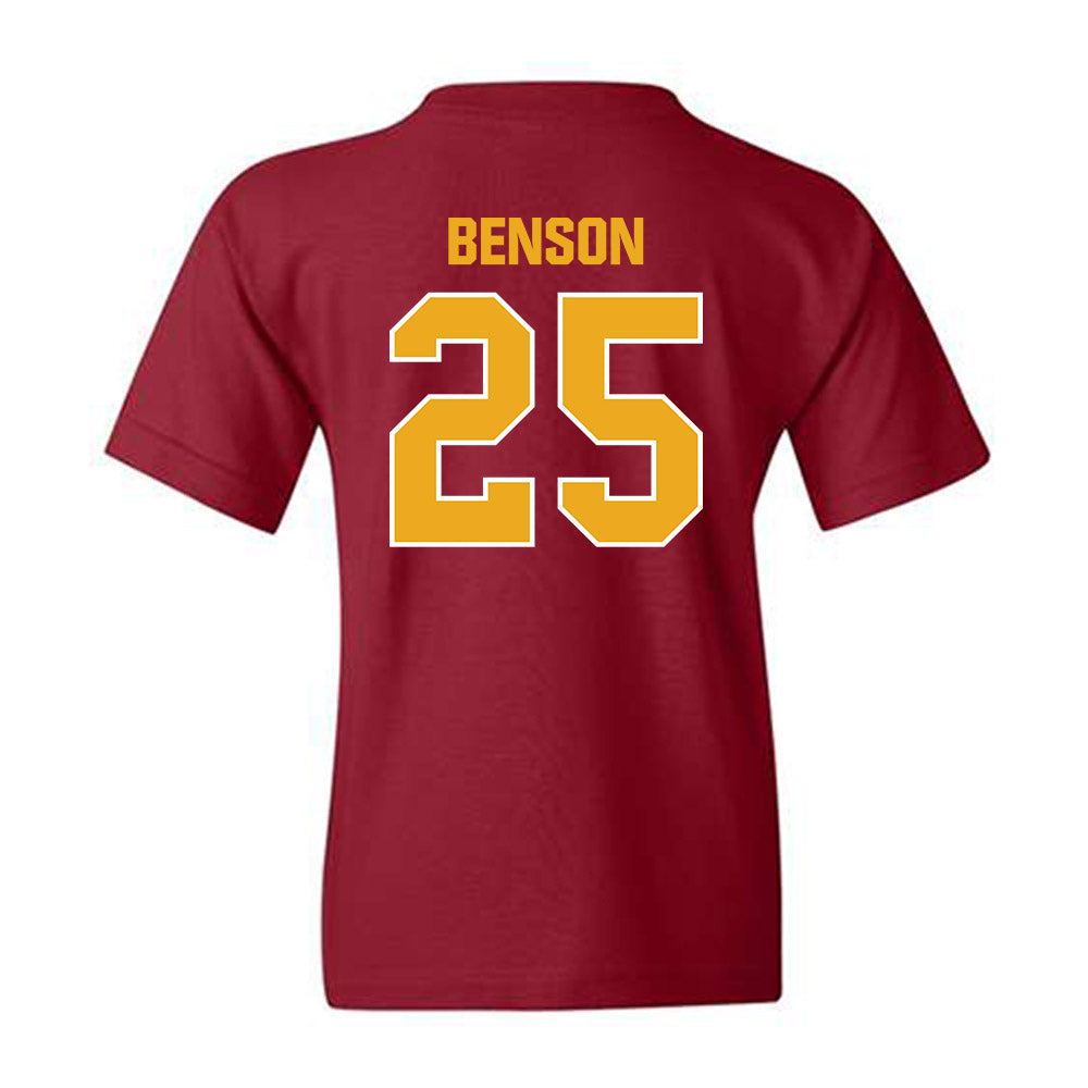 ULM - NCAA Football : Duke Benson - Classic Shersey Youth T-Shirt-1