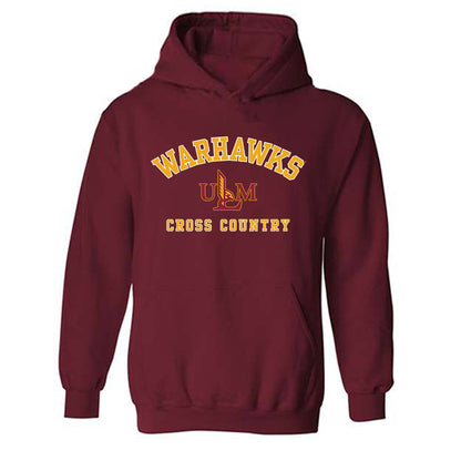 ULM - NCAA Men's Cross Country : Kgaogelo Moloisi - Classic Shersey Hooded Sweatshirt-0