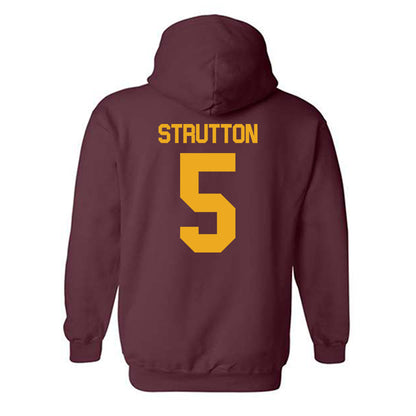 ULM - NCAA Women's Soccer : Beth Strutton - Classic Shersey Hooded Sweatshirt-1