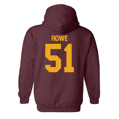 ULM - NCAA Football : Jaden Rowe - Classic Shersey Hooded Sweatshirt-1