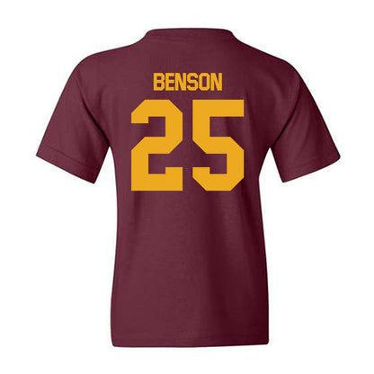 ULM - NCAA Football : Duke Benson - Classic Shersey Youth T-Shirt-1