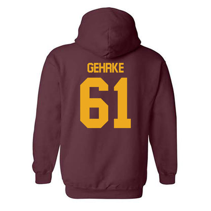 ULM - NCAA Football : Ben Gehrke - Classic Shersey Hooded Sweatshirt-1