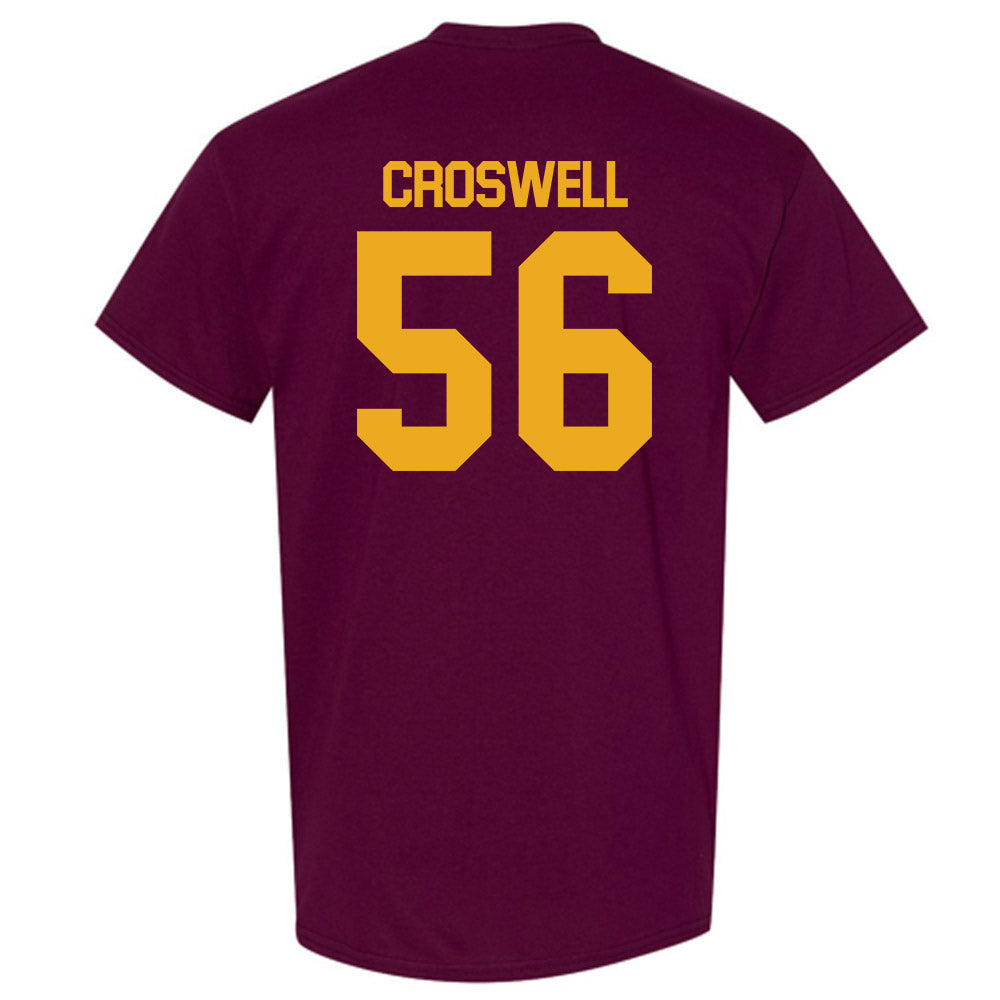ULM - NCAA Football : Kaliem Croswell - Classic Shersey T-Shirt-1