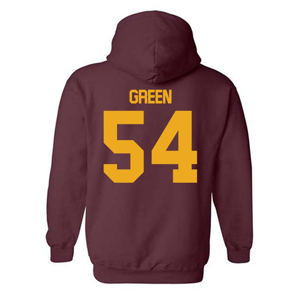 ULM - NCAA Football : Nate Green - Classic Shersey Hooded Sweatshirt-1