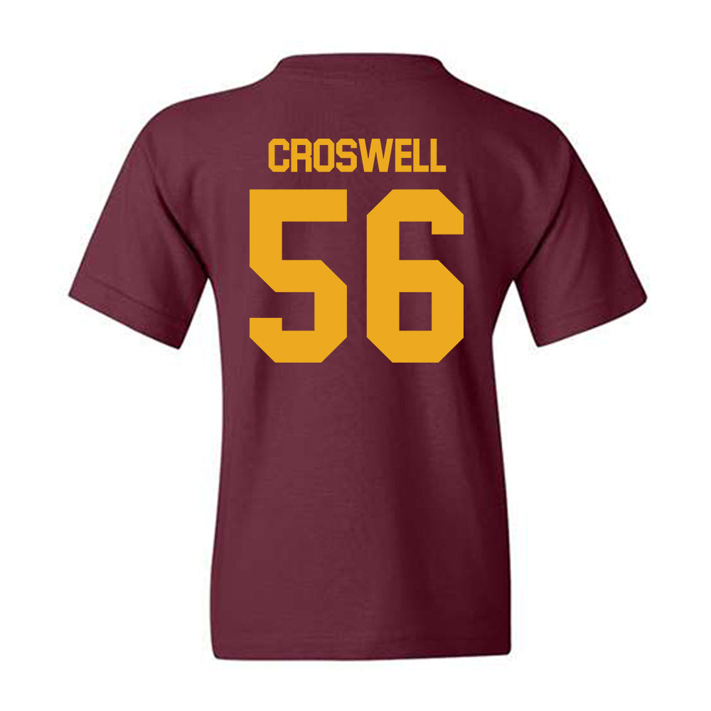ULM - NCAA Football : Kaliem Croswell - Classic Shersey Youth T-Shirt-1