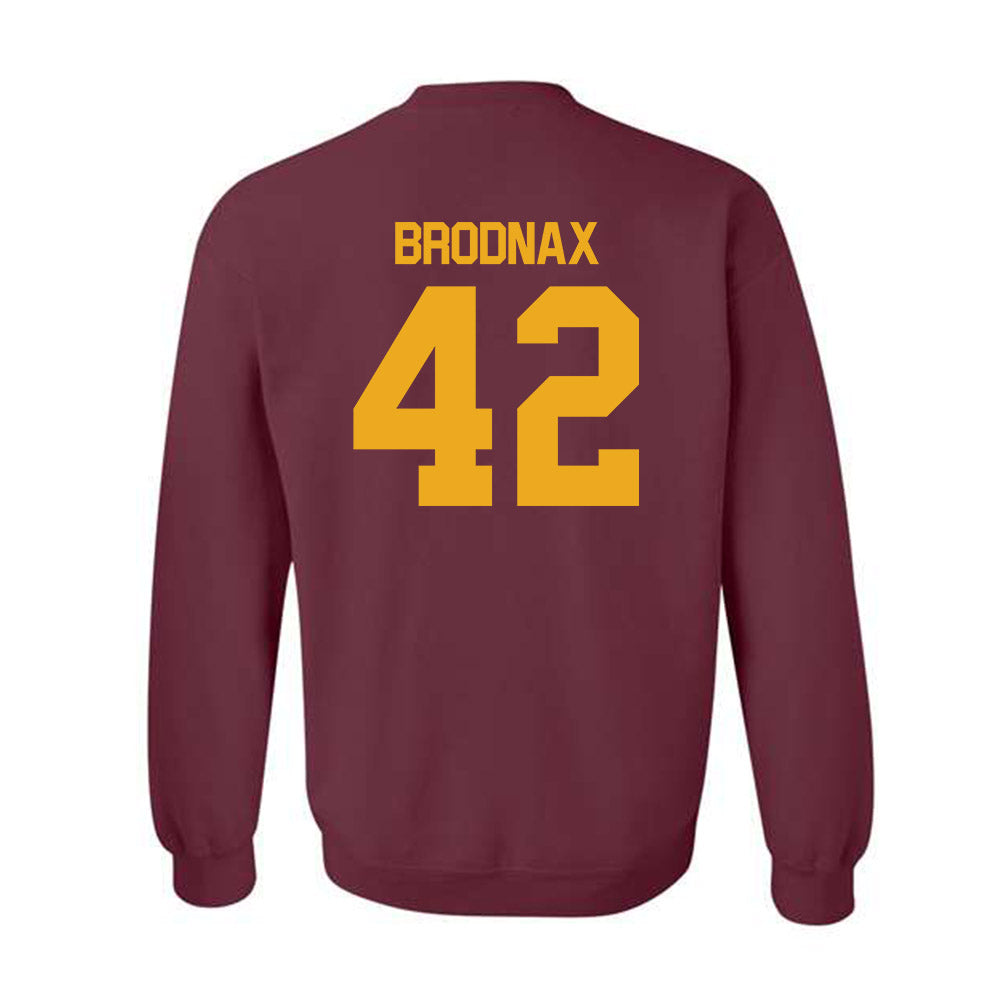 ULM - NCAA Baseball : Adam Brodnax - Classic Shersey Crewneck Sweatshirt-1