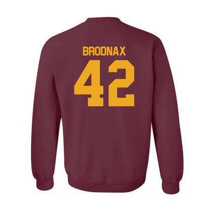 ULM - NCAA Baseball : Adam Brodnax - Classic Shersey Crewneck Sweatshirt-1