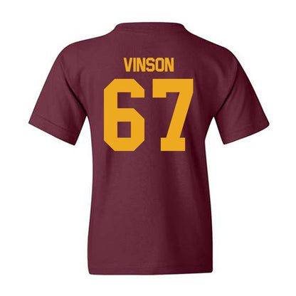 ULM - NCAA Football : Aj Vinson - Classic Shersey Youth T-Shirt-1