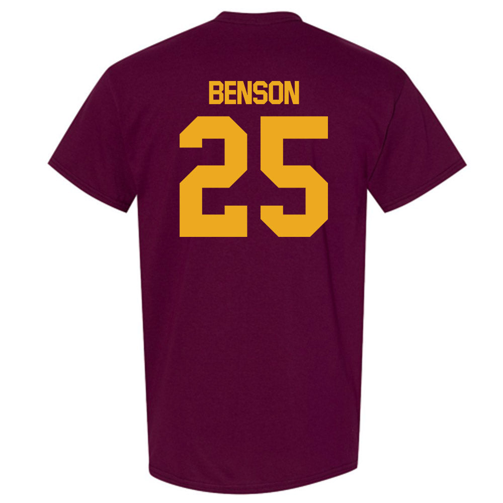 ULM - NCAA Football : Duke Benson - Classic Shersey T-Shirt-1
