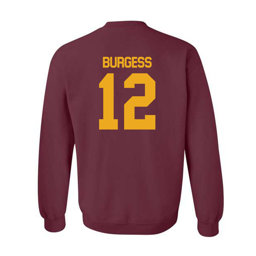 ULM - NCAA Football : Trevion Burgess - Classic Shersey Crewneck Sweatshirt-1