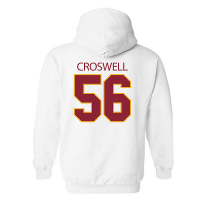 ULM - NCAA Football : Kaliem Croswell - Classic Shersey Hooded Sweatshirt-1