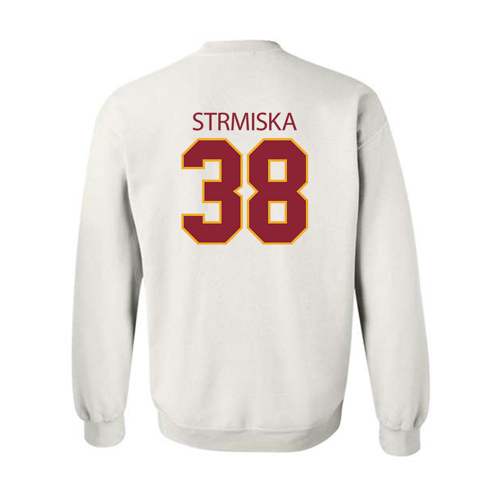 ULM - NCAA Baseball : Caleb Strmiska - Classic Shersey Crewneck Sweatshirt-1