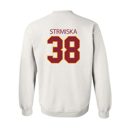 ULM - NCAA Baseball : Caleb Strmiska - Classic Shersey Crewneck Sweatshirt-1