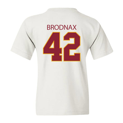 ULM - NCAA Baseball : Adam Brodnax - Classic Shersey Youth T-Shirt-1
