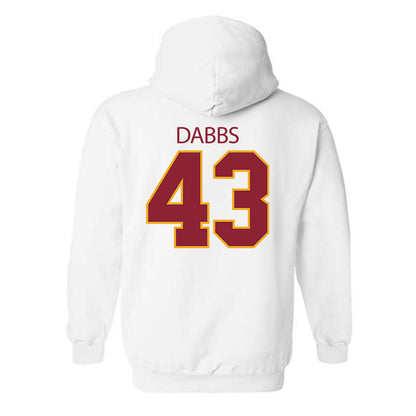 ULM - NCAA Baseball : Cash Dabbs - Classic Shersey Hooded Sweatshirt-1