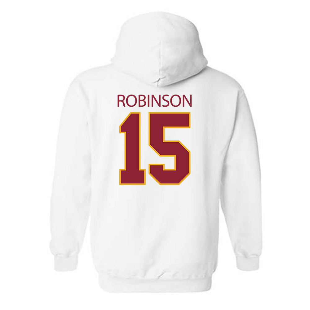 ULM - NCAA Football : Kristopher Robinson - Classic Shersey Hooded Sweatshirt-1