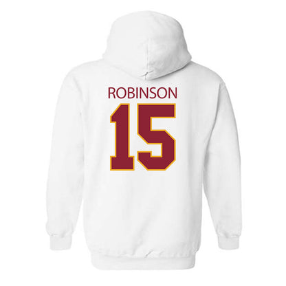 ULM - NCAA Football : Kristopher Robinson - Classic Shersey Hooded Sweatshirt-1