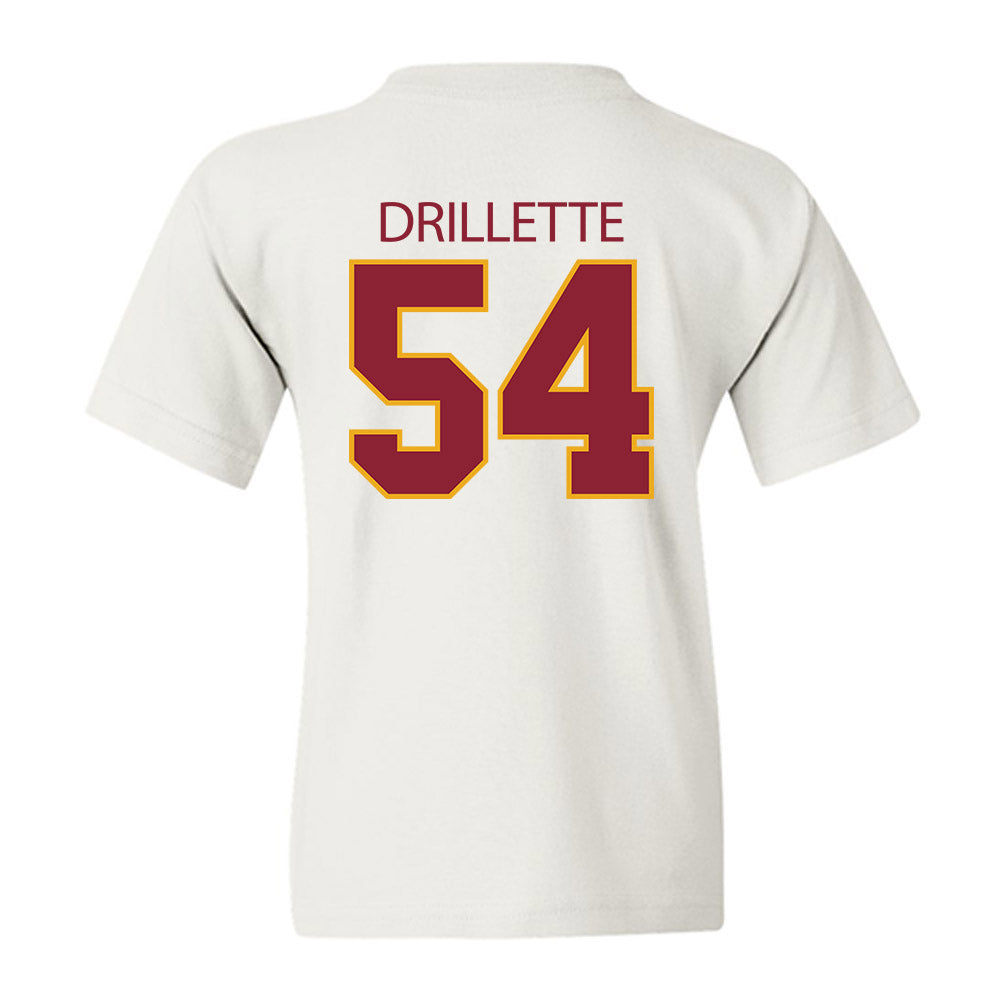 ULM - NCAA Football : Brett Drillette - Classic Shersey Youth T-Shirt-1