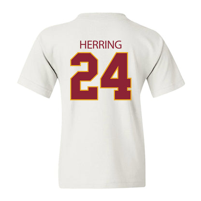 ULM - NCAA Football : Hagen Herring - Classic Shersey Youth T-Shirt-1