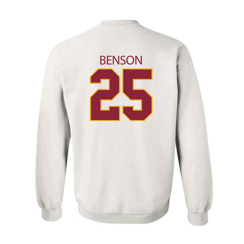 ULM - NCAA Football : Duke Benson - Classic Shersey Crewneck Sweatshirt-1