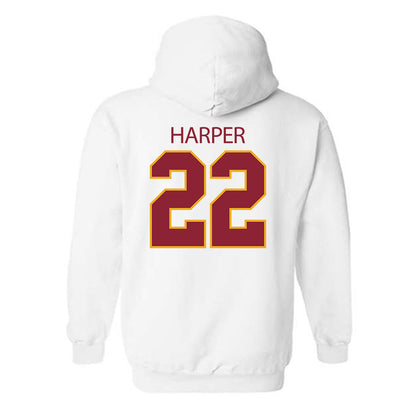 ULM - NCAA Football : Jay Harper - Classic Shersey Hooded Sweatshirt-1