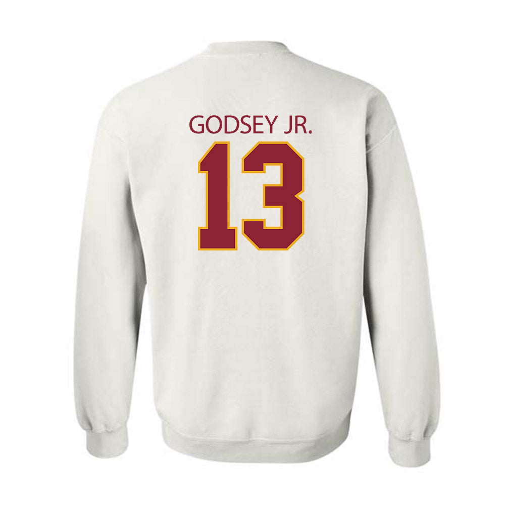 ULM - NCAA Football : David Godsey Jr. - Classic Shersey Crewneck Sweatshirt-1