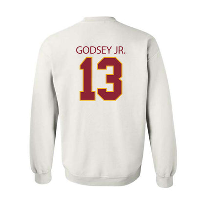 ULM - NCAA Football : David Godsey Jr. - Classic Shersey Crewneck Sweatshirt-1