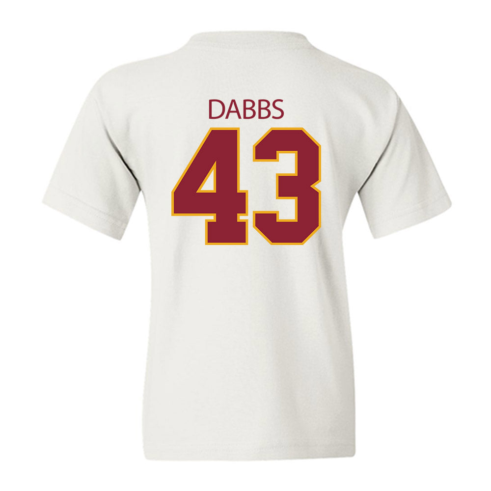 ULM - NCAA Baseball : Cash Dabbs - Classic Shersey Youth T-Shirt-1