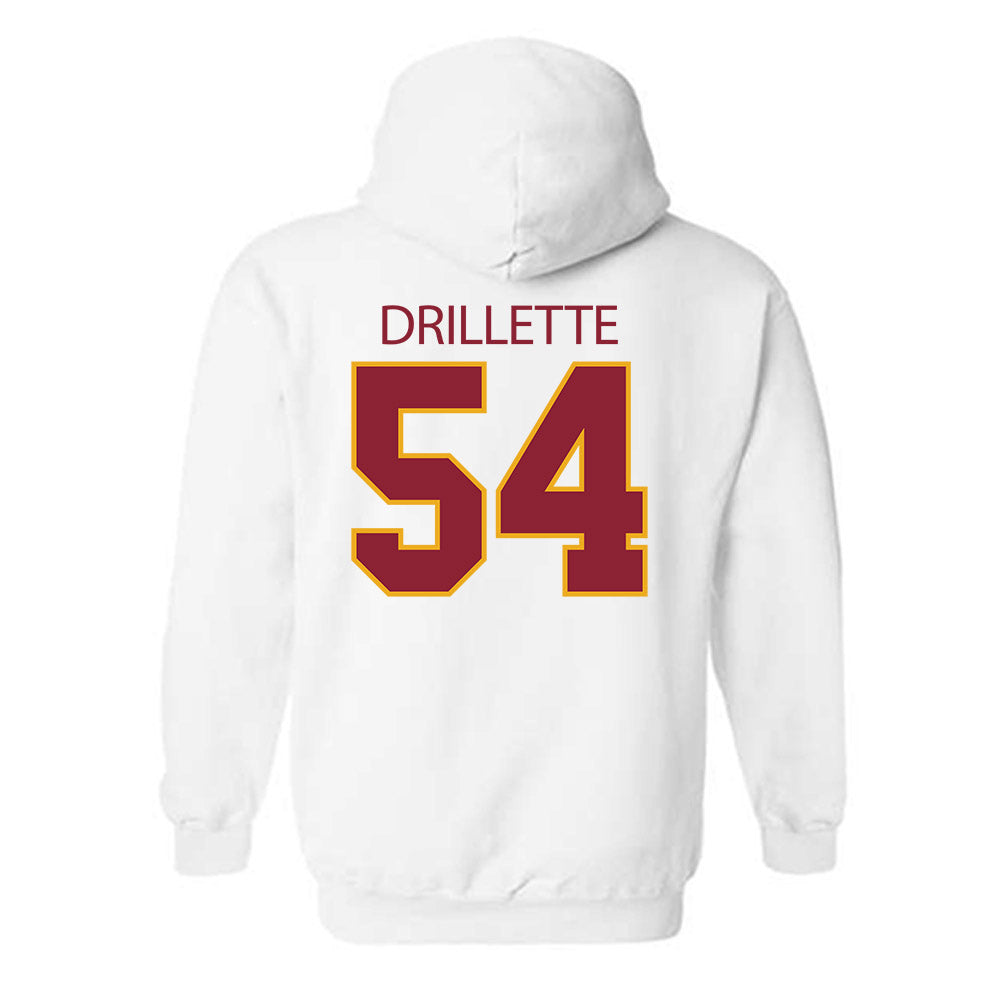 ULM - NCAA Football : Brett Drillette - Classic Shersey Hooded Sweatshirt-1