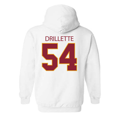 ULM - NCAA Football : Brett Drillette - Classic Shersey Hooded Sweatshirt-1