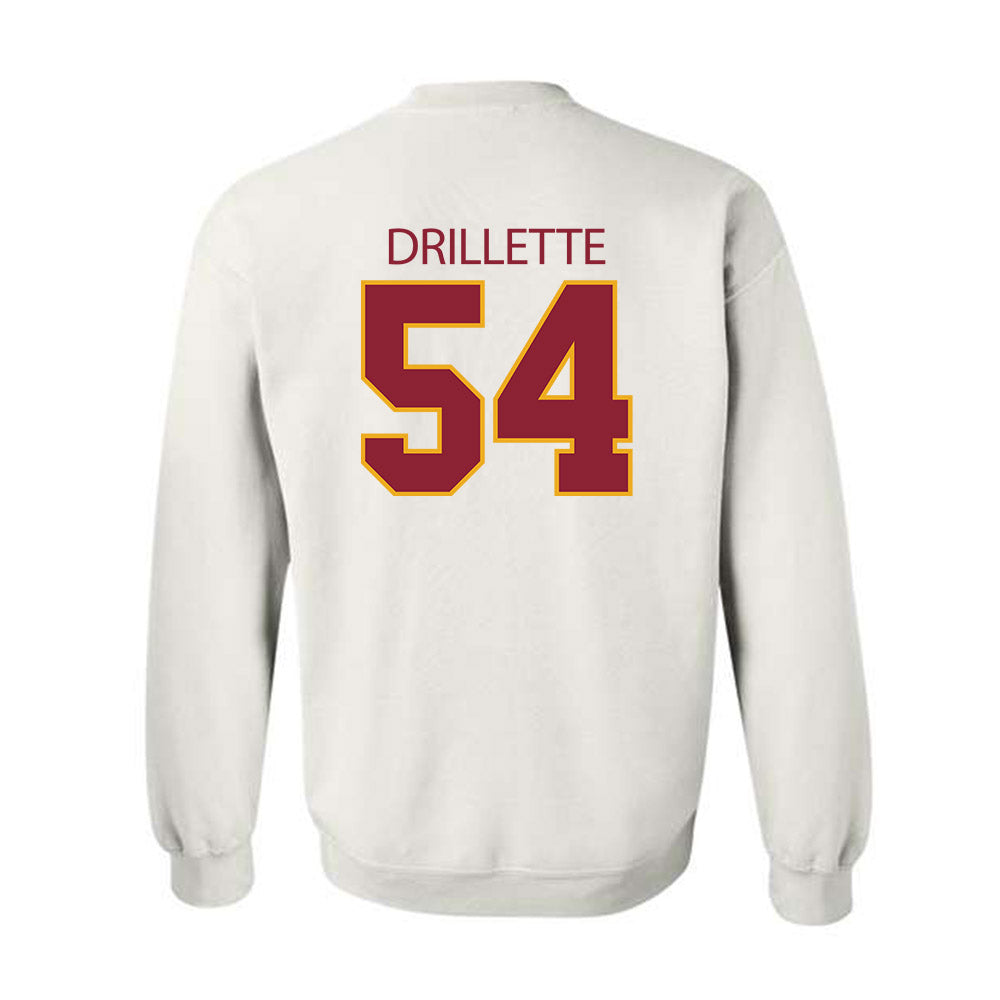 ULM - NCAA Football : Brett Drillette - Classic Shersey Crewneck Sweatshirt-1