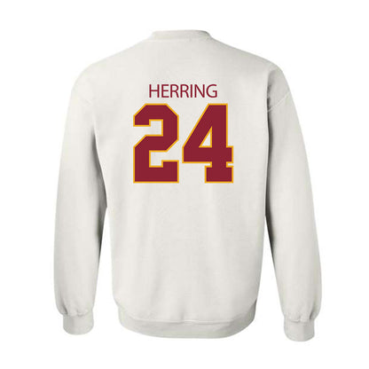 ULM - NCAA Football : Hagen Herring - Classic Shersey Crewneck Sweatshirt-1