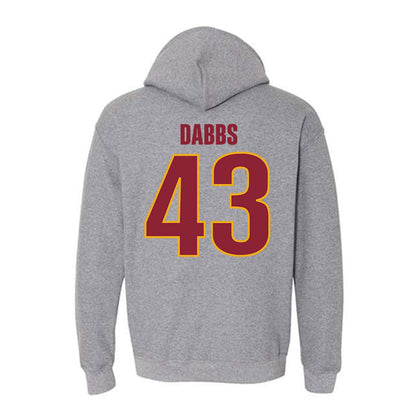 ULM - NCAA Baseball : Cash Dabbs - Classic Shersey Hooded Sweatshirt-1