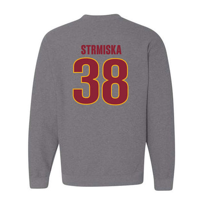 ULM - NCAA Baseball : Caleb Strmiska - Classic Shersey Crewneck Sweatshirt-1