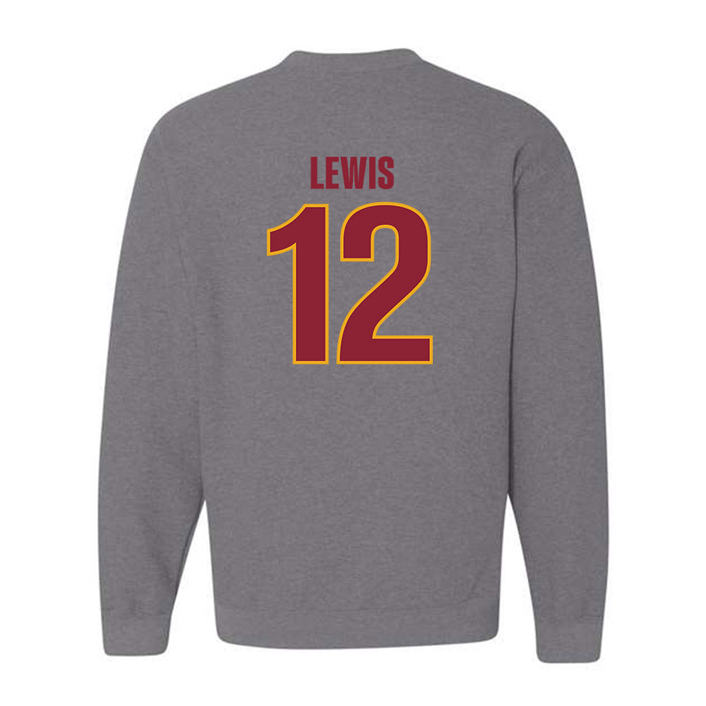 ULM - NCAA Football : Jayden Lewis - Classic Shersey Crewneck Sweatshirt-1
