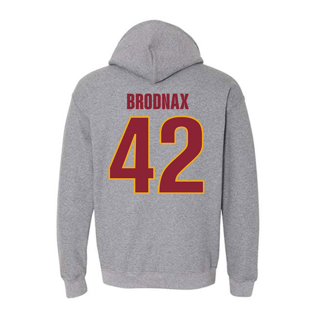 ULM - NCAA Baseball : Adam Brodnax - Classic Shersey Hooded Sweatshirt-1