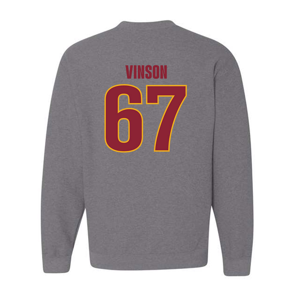ULM - NCAA Football : Aj Vinson - Classic Shersey Crewneck Sweatshirt-1
