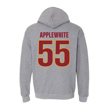 ULM - NCAA Football : David Applewhite - Classic Shersey Hooded Sweatshirt-1