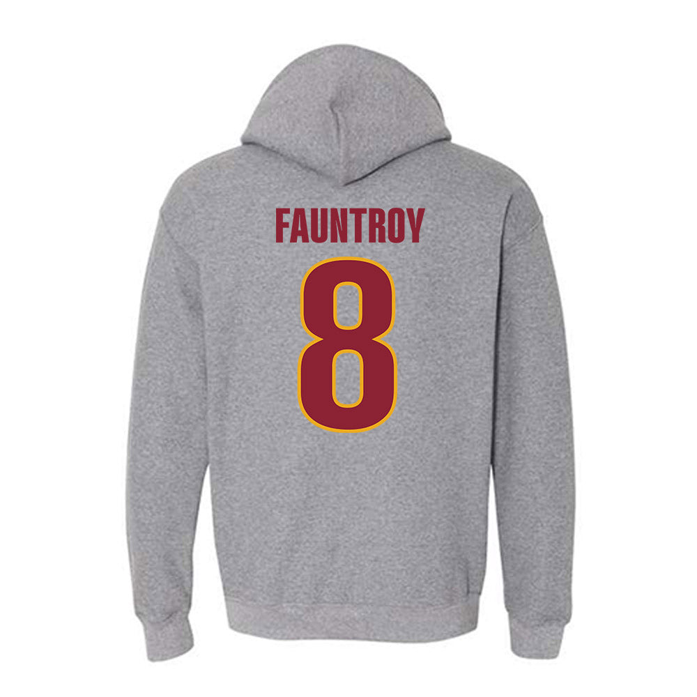 ULM - NCAA Football : Carl Fauntroy - Classic Shersey Hooded Sweatshirt-1