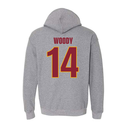 ULM - NCAA Football : Tae Woody - Classic Shersey Hooded Sweatshirt-1