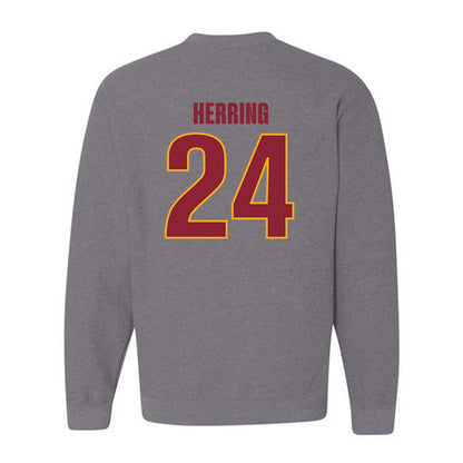 ULM - NCAA Football : Hagen Herring - Classic Shersey Crewneck Sweatshirt-1