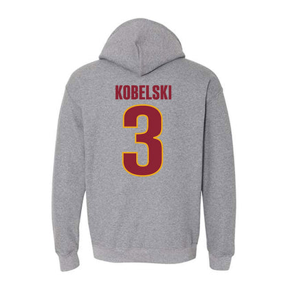 ULM - NCAA Women's Volleyball : Marissa Kobelski - Classic Shersey Hooded Sweatshirt-1
