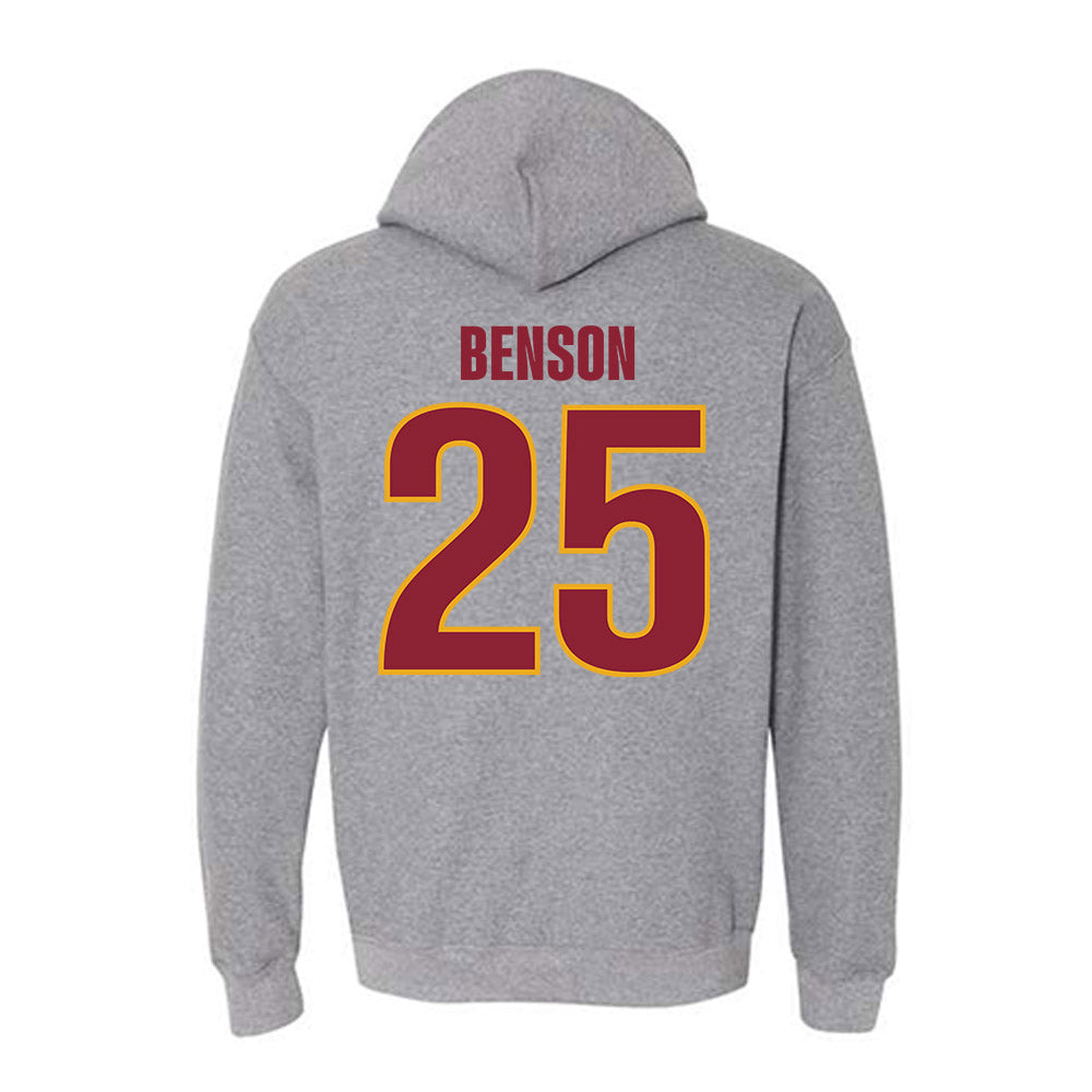 ULM - NCAA Football : Duke Benson - Classic Shersey Hooded Sweatshirt-1