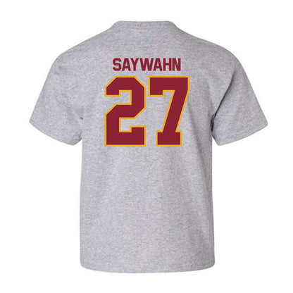 ULM - NCAA Football : Stephen Saywahn - Classic Shersey Youth T-Shirt-1
