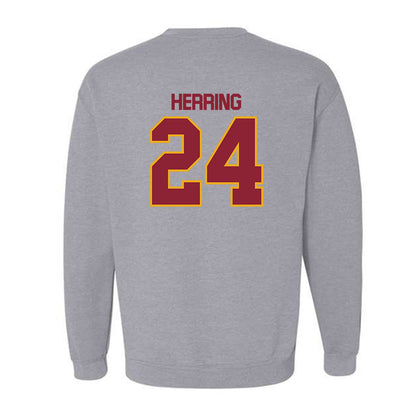 ULM - NCAA Football : Hagen Herring - Classic Shersey Crewneck Sweatshirt-1