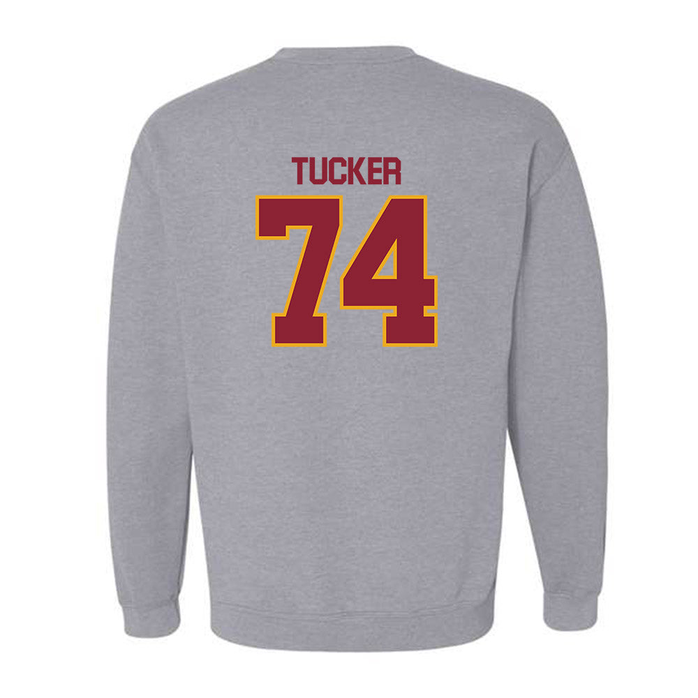 ULM - NCAA Football : Roscoe Tucker - Classic Shersey Crewneck Sweatshirt-1