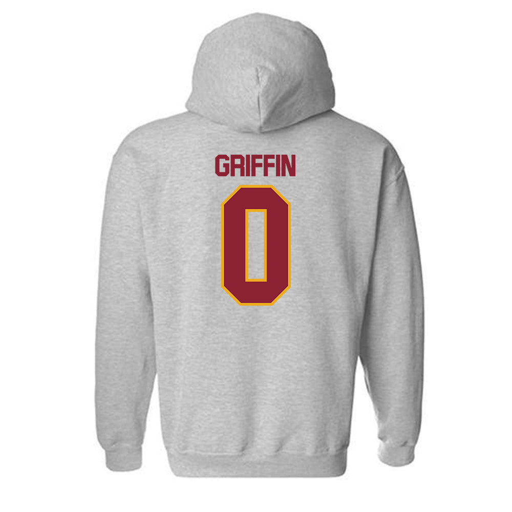 ULM - NCAA Football : Tyler Griffin - Classic Shersey Hooded Sweatshirt-1