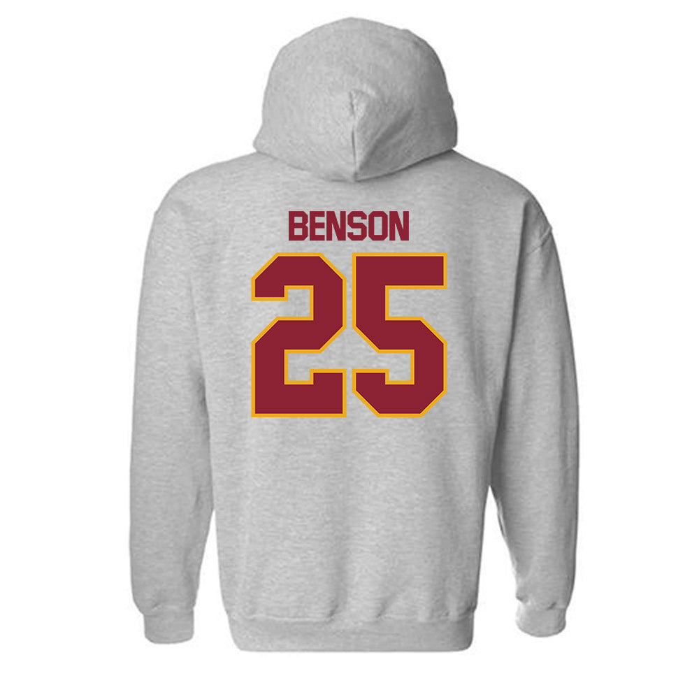 ULM - NCAA Football : Navarion Benson - Classic Shersey Hooded Sweatshirt-1