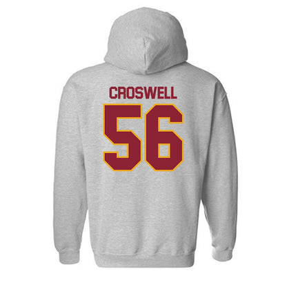 ULM - NCAA Football : Kaliem Croswell - Classic Shersey Hooded Sweatshirt-1